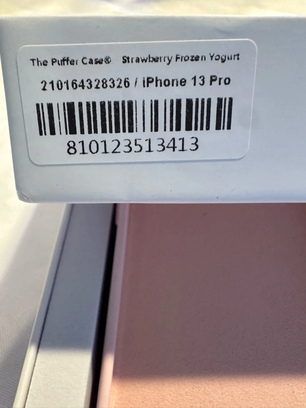 Urban Sophistication The Puffer Case Strawberry Frozen Yogurt iPhone 1 Pro NIB